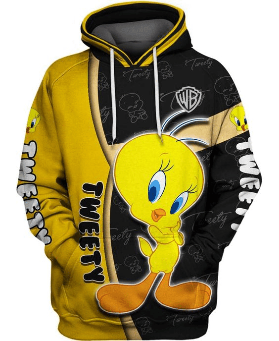 Lovely Tweety Looney Tunes Flims 39 Fan Gift Stylist Unisex Cartoon Graphic Outfits Aop Hoodie