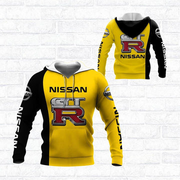Nissan Gtr Black And Yellow, Nissan Lover Gift All Over Print Hoodie, Zip Hoodie 192