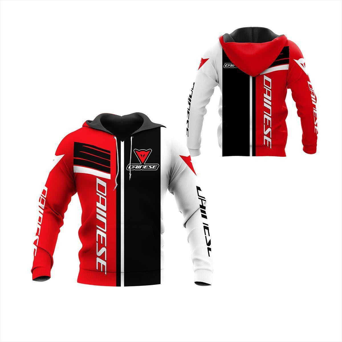 Dainese Shirt Fan Gift 129, Stylist Unisex 3d Hoodie Zip Hoodie