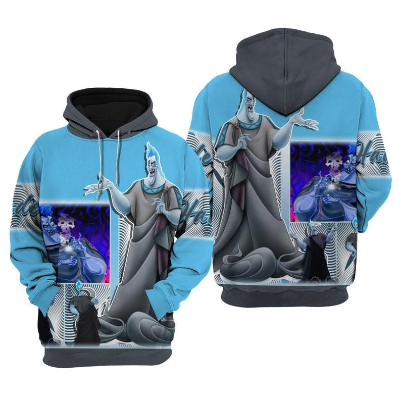Disney Villains Hades Hercules, Disney Cartoon Fan Gift All Over Print Hoodie, Zip Hoodie