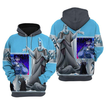 Disney Villains Hades Hercules, Disney Cartoon Fan Gift All Over Print Hoodie, Zip Hoodie