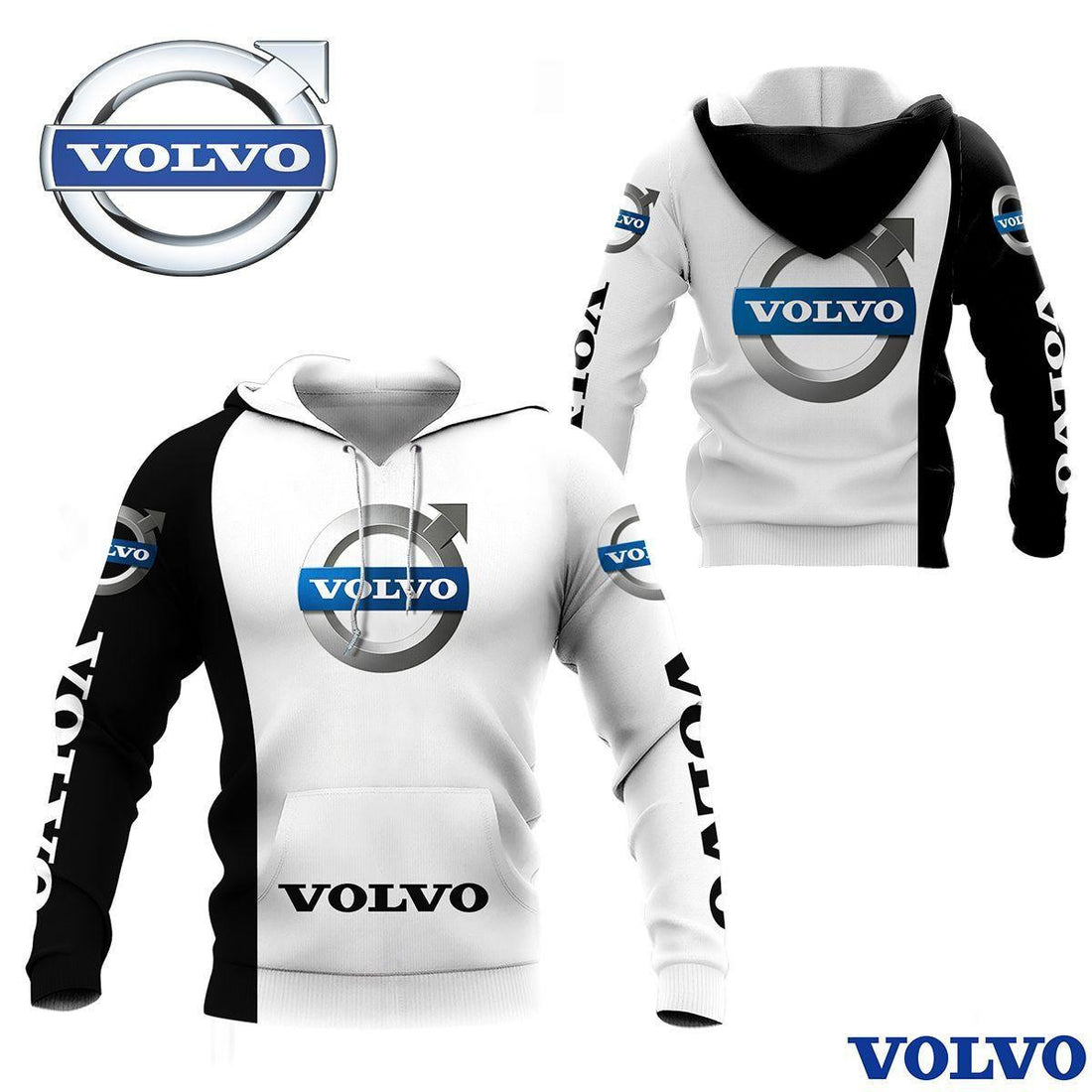 Volvo Shirt Fan Gift 424, Stylist Unisex 3d Hoodie Zip Hoodie
