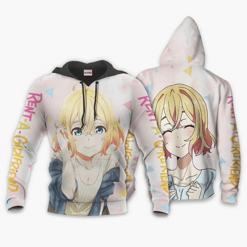 Mami Nanami Anime Manga Kanokari Rent A Girlfriend For Men And Women 3d Hoodie Zip Hoodie