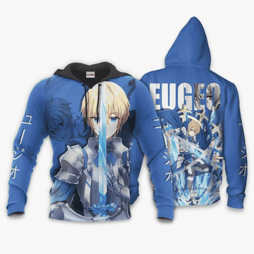 Eugeo Anime Manga Sword Art Online For Men And Women 3d Hoodie Zip Hoodie