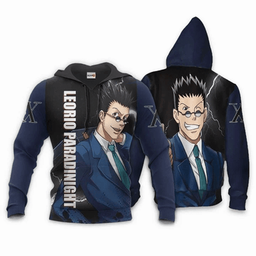 Leorio Paradinight Anime Manga Hunter X Hunter For Men And Women 3d Hoodie Zip Hoodie
