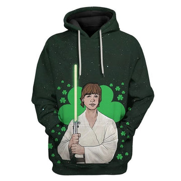 Luke St Patrick's Day Over Print 3d Hoodie Zip Hoodie
