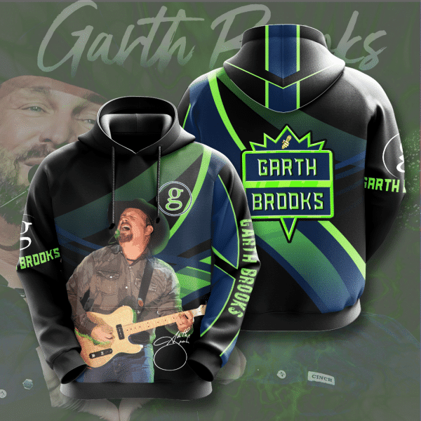 Garth Brooks Signature Design Gift For Fan Custom 3d Hoodie All Over Printed Hoodie