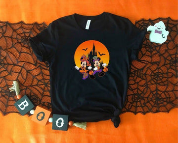 Mickey Minnie Mouse Disney Halloween T Shirt Hoodie Sweater 663