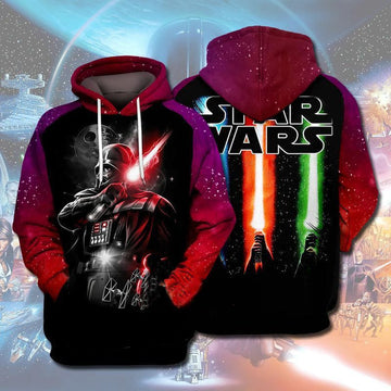 Sw Dark Lord D Vader Lightsaber For Men And Women 3d Hoodie Zip Hoodie