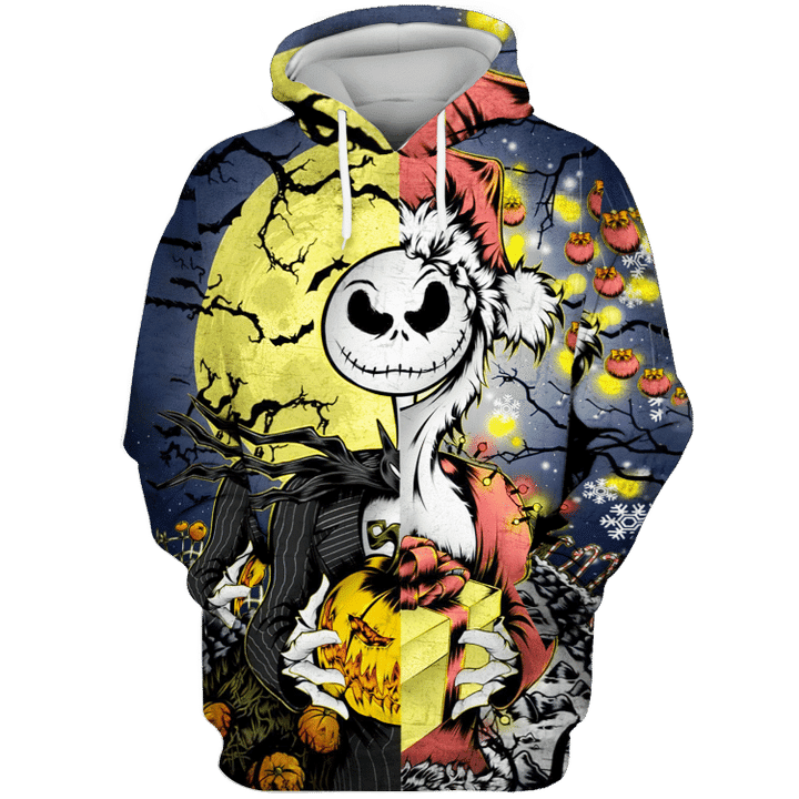 Jack Skellington Halloween 3d Hoodie