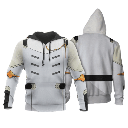 Darling In The Franxx Hoodie Darling In The Franxx Nine Alpha Suit Costume White 3d Hoodie Zip Hoodie