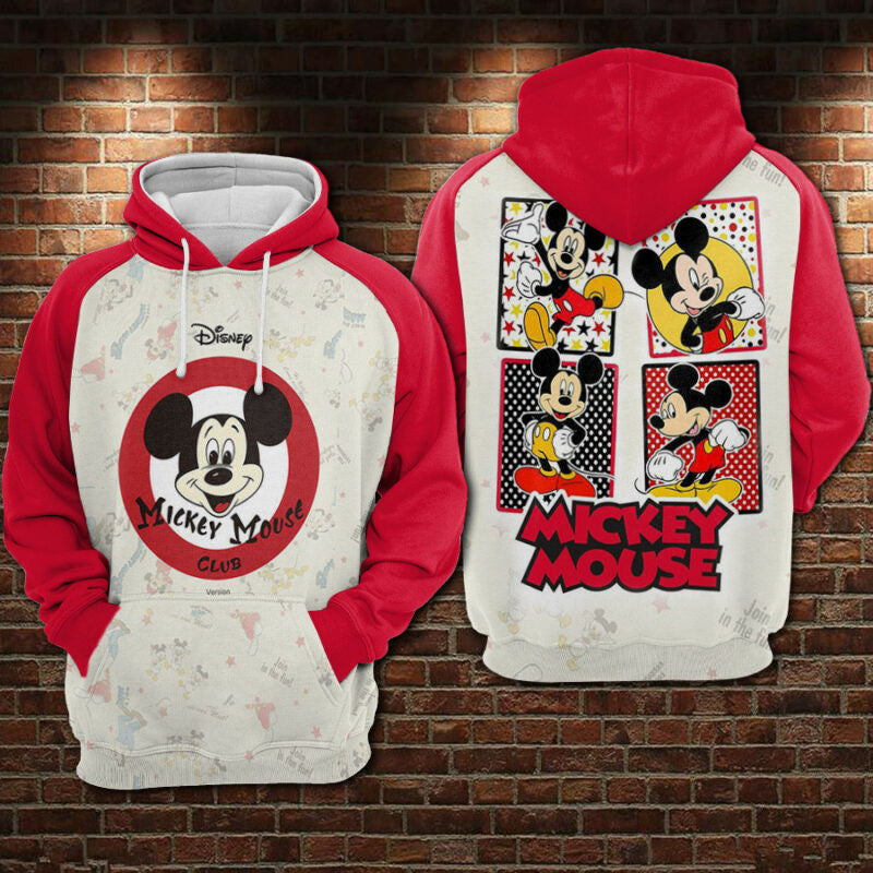 Mickey Mouse 001 Hoodie Zip Hoodie