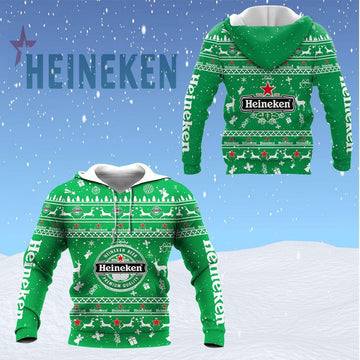Heineken Shirt Fan Gift 179, Stylist Unisex 3d Hoodie Zip Hoodie