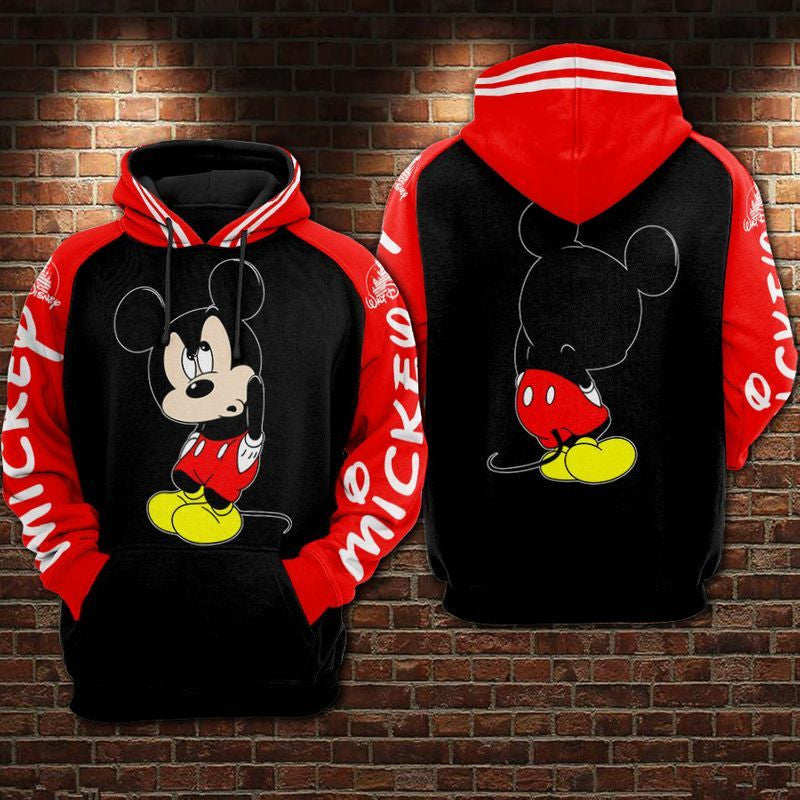 Mickey Mouse Disney Over Print 3d Hoodie Zip Hoodie 4