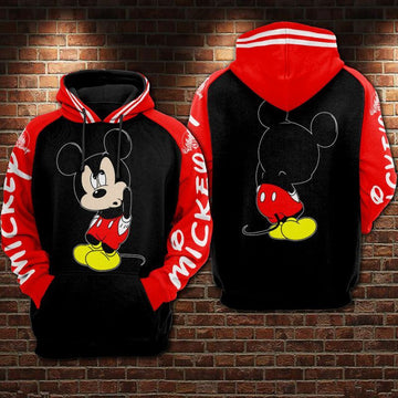 Mickey Mouse Disney Over Print 3d Hoodie Zip Hoodie 4