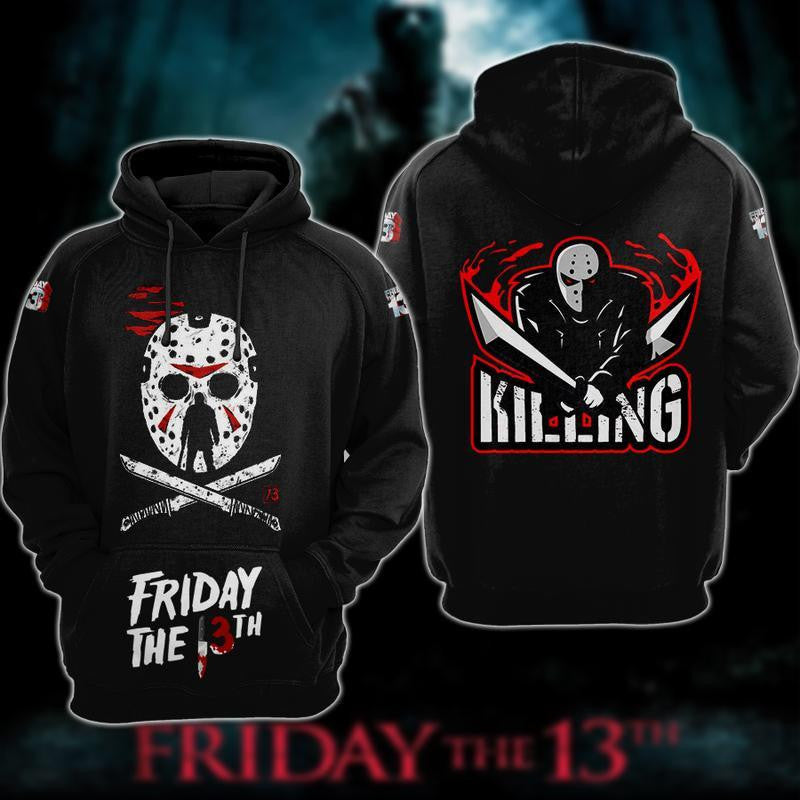 Jason Voorhees Friday The 13th Killing All Over Print Hoodie