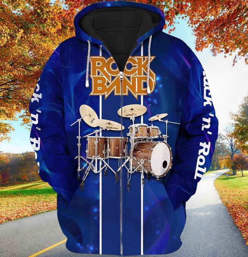 Rock N Roll Trump For Men And Women 3d Hoodie Zip Hoodie