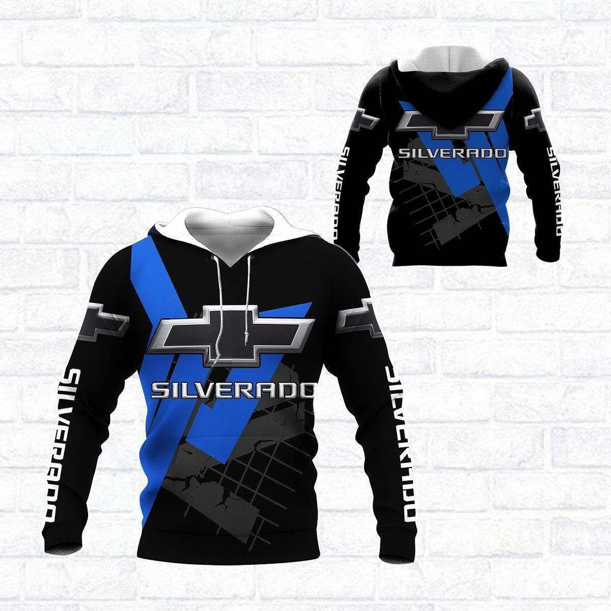 Chevrolet Silverado Shirt Fan Gift 906, Stylist Unisex 3d Hoodie Zip Hoodie