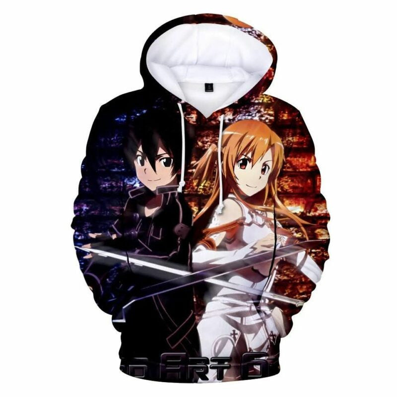Sword Art Online Gift For Men And Women Over Print 3d Hoodie Zip Hoodie