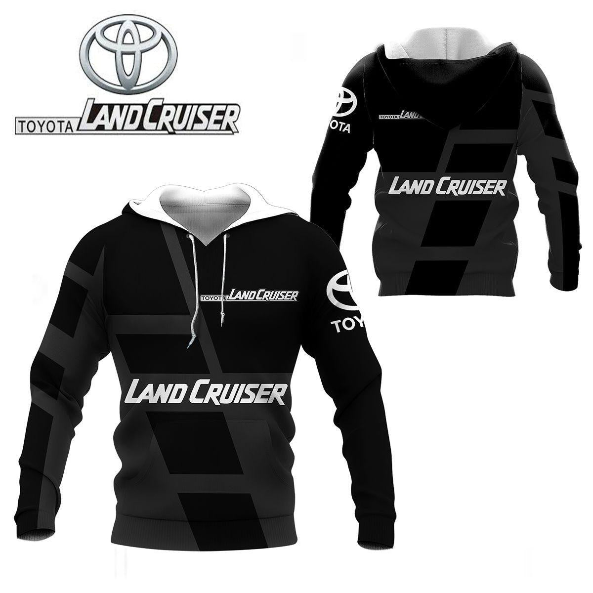 Toyota Land Cruiser Shirt Fan Gift 425, Stylist Unisex 3d Hoodie Zip Hoodie