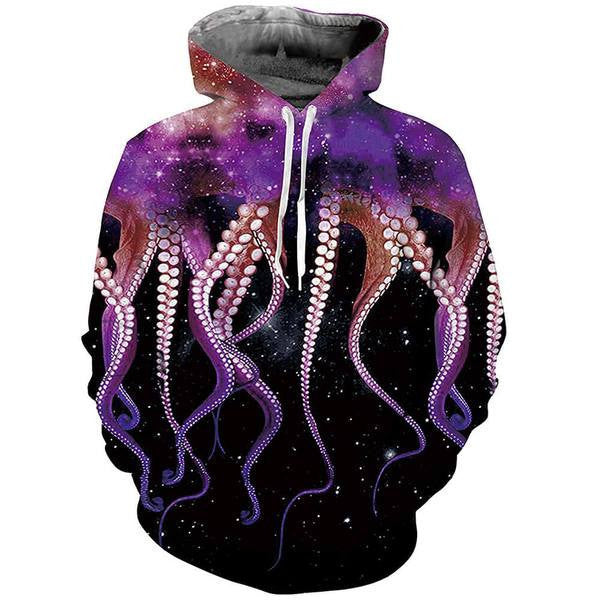 Octopus Hoodie - Desert And Forest