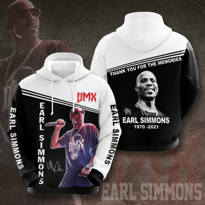 Earl Dmx Simmons 51th Anniversary 1970 2021 Signature Design Gift For Fan Custom 3d Hoodie All Over Printed Hoodie