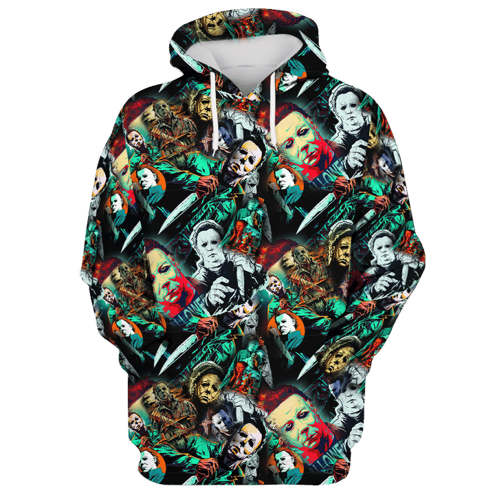 Horror Movies Halloween 3d Hoodie