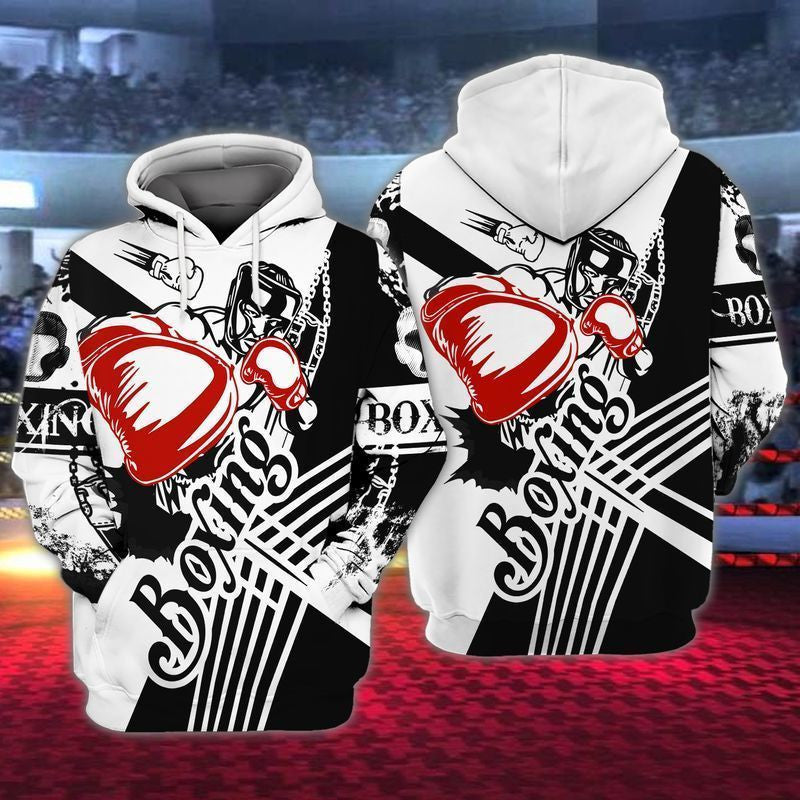 Boxing Punch For Men And Women 3d Hoodie Zip Hoodie