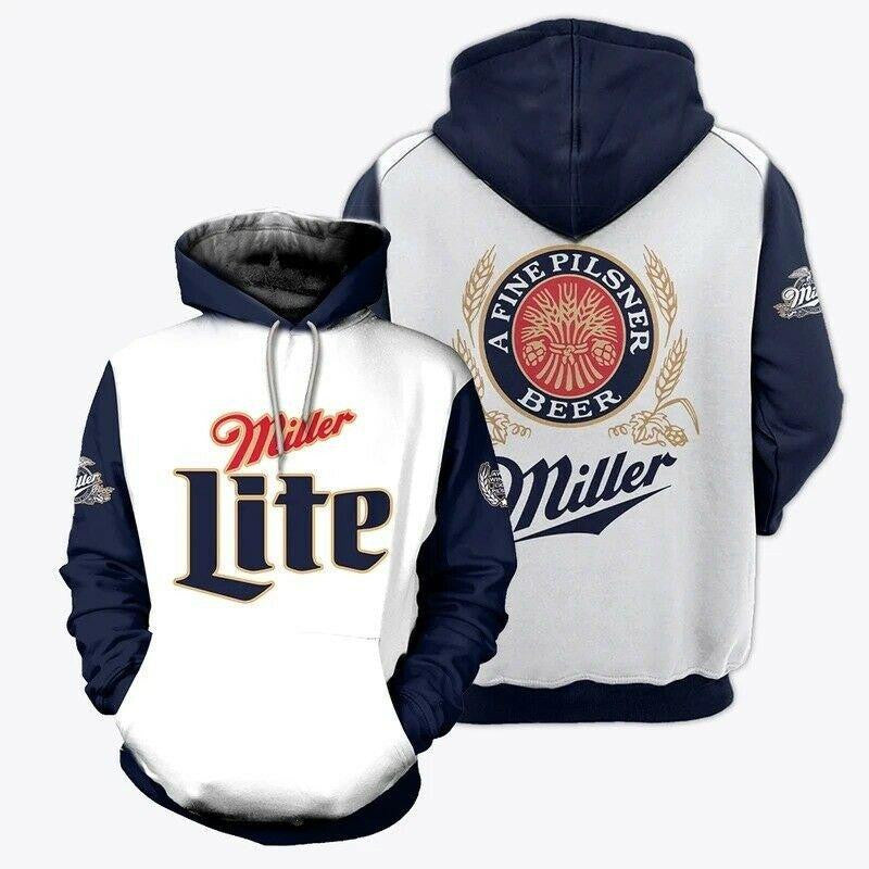 Miller Lite Beer 3d All Over Print Hoodie 380