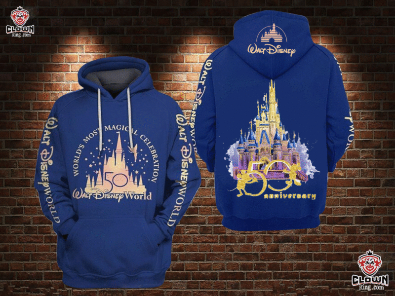 Disney 50th Anniversary Custom Hoodie Zip Hoodie Pk006
