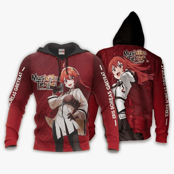 Eris Boreas Greyrat Anime Manga Mushoku Tensei For Men And Women 3d Hoodie Zip Hoodie