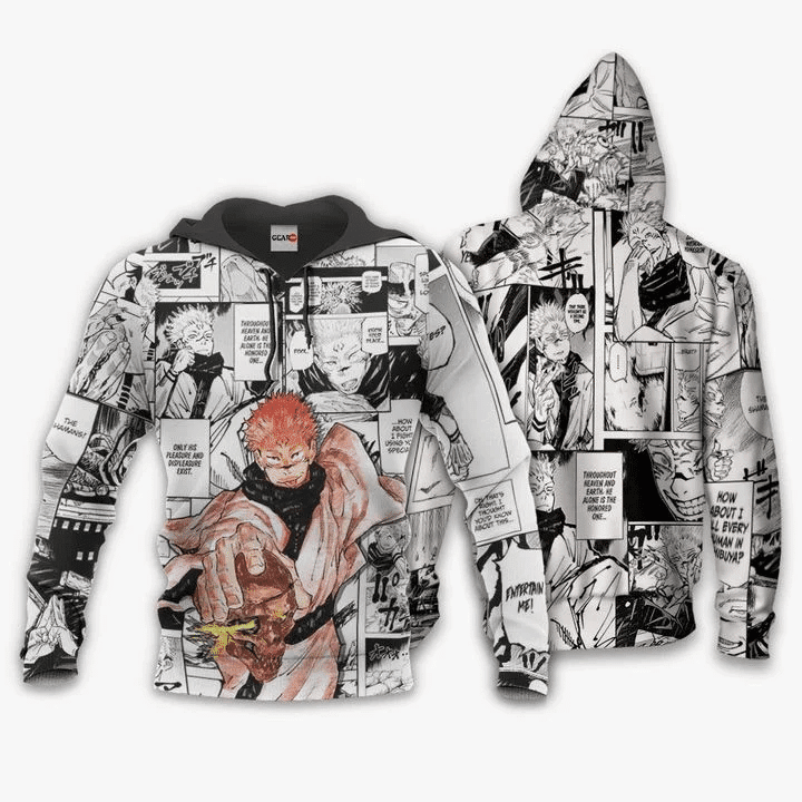 Ryomen Sukuna Anime Manga Jujutsu Kaisen For Men And Women 3d Hoodie Zip Hoodie