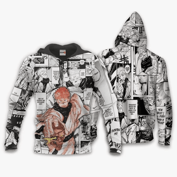Ryomen Sukuna Anime Manga Jujutsu Kaisen For Men And Women 3d Hoodie Zip Hoodie