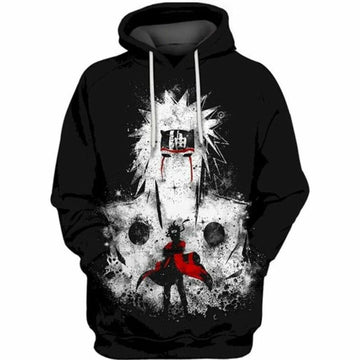 Jiraiya Soul Of Naruto Anime 3d Hoodie