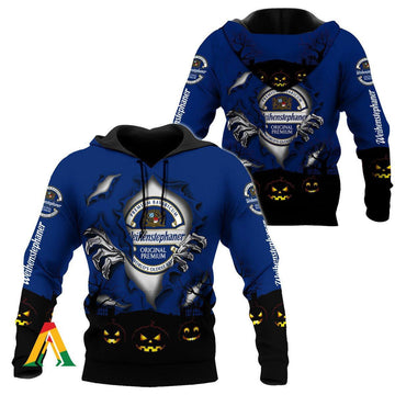Scary Night Halloween Weihenstephaner Beer Hoodie &amp; Zip Hoodie