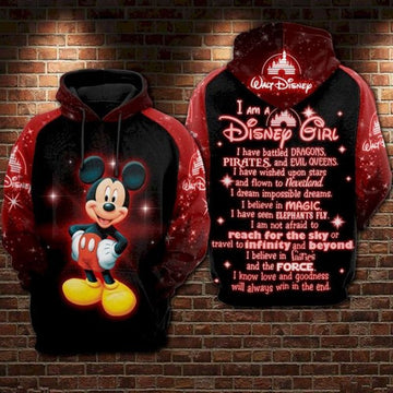 Mickey Mouse Disney Twinkle 3d Hoodie