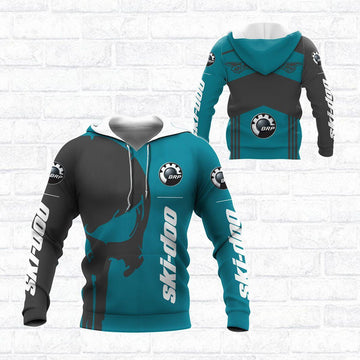 Skull Ski-doo Racing Team 7k810 Fan Gift 3d Zip Hoodie Hoodie Ii0