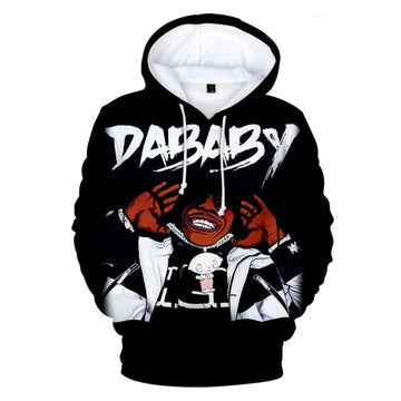 Rock Band Hoodie Rapper 3d Print Streetwear Hooded Sweatshirt Men Women