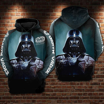 Darth Vader Star Wars The Best Dad Of The Galaxy All Over Print Hoodie