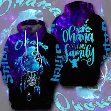 Lilo And Stitch Cute Lover 3d Hoodie Zip Hoodie 1121
