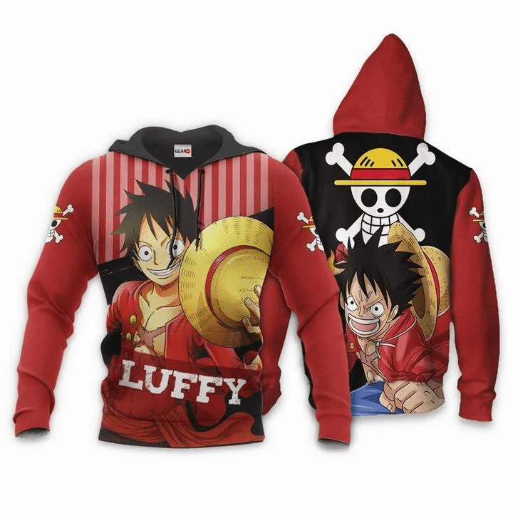 Monkey D Luffy One Piece Anime Manga For Men And Women 3d Hoodie Zip Hoodie