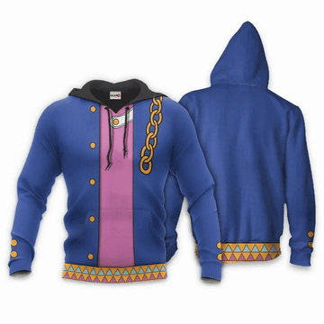 Jojo's Bizarre Adventure Jotaro Kujo Anime Manga For Men And Women 3d Hoodie Zip Hoodie