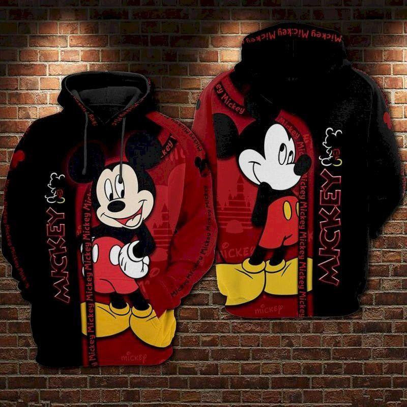 Mickey Mouse Disney, Cute Mickey Ver25 Aop Hoodie
