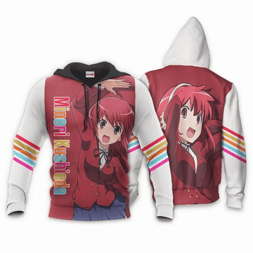 Toradora Minori Kushieda Anime Manga For Men And Women 3d Hoodie Zip Hoodie