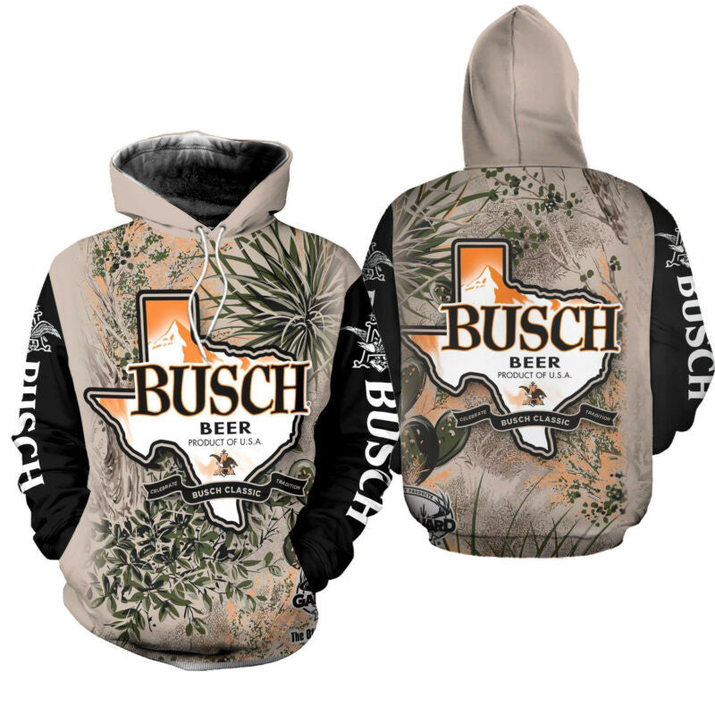 Busch Light Beer Snow Mountain 3d All Over Print Hoodie