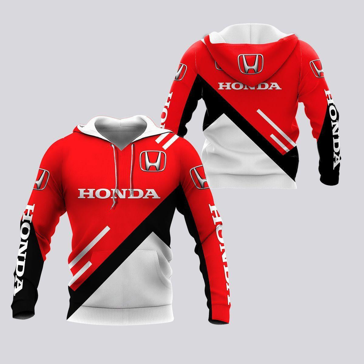 Honda Shirt Fan Gift 984, Stylist Unisex 3d Hoodie Zip Hoodie