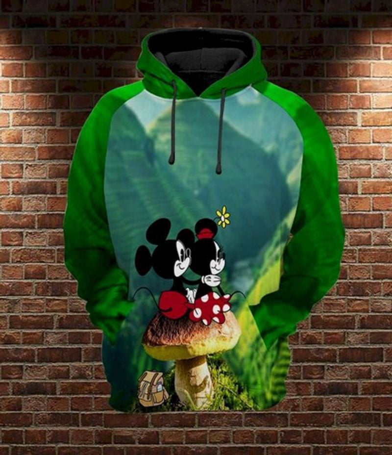 Mickey And Minnie Disney Landscape 3d Hoodie