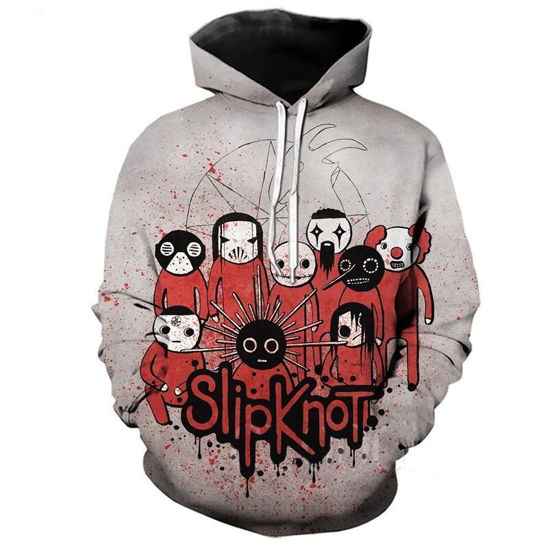 Metal Rock Band Slipknot Hoodie Men