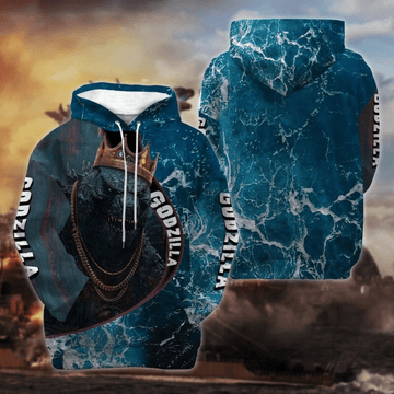 Godzilla King Of Monsters 3d Hoodie Zip Hoodie