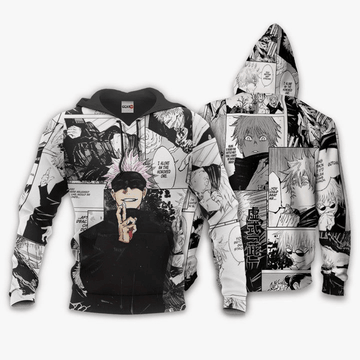 Satoru Gojou Anime Manga Jujutsu Kaisen For Men And Women 3d Hoodie Zip Hoodie